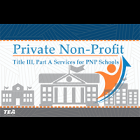 Title III, Part A Services for Private Non-Profit Schools
