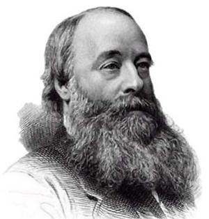 A black and white photograph of James Joule is shown.