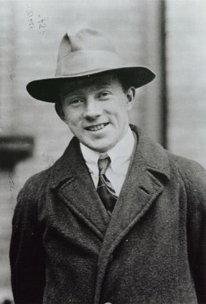 A photo of Werner Heisenberg.