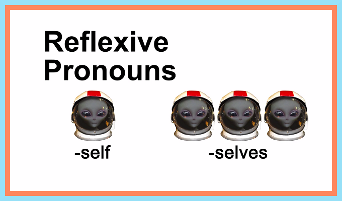 Reflexive pronouns and aliens in helmets