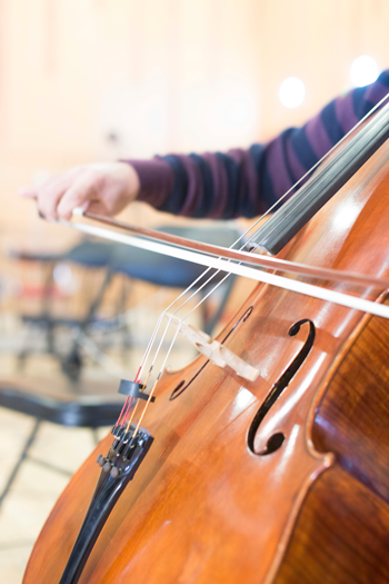 Image of person playing cello