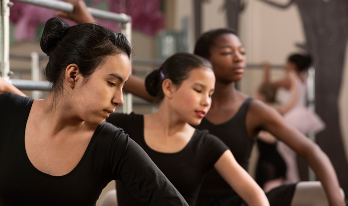 Image of three young dancers