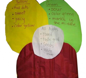 Venn diagram activity: apples