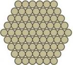 particles cemented together